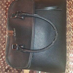 Ellen Tracy Elegant Black Satchel